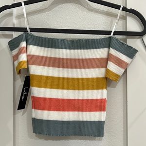 NEW Women’s Off Shoulder Crop Top